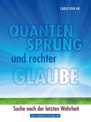 cover image of Quantensprung und rechter Glaube